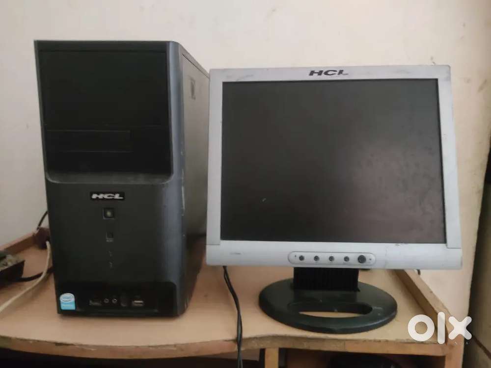 Hcl dual core computer with hcl lcd keyboard and mouse
