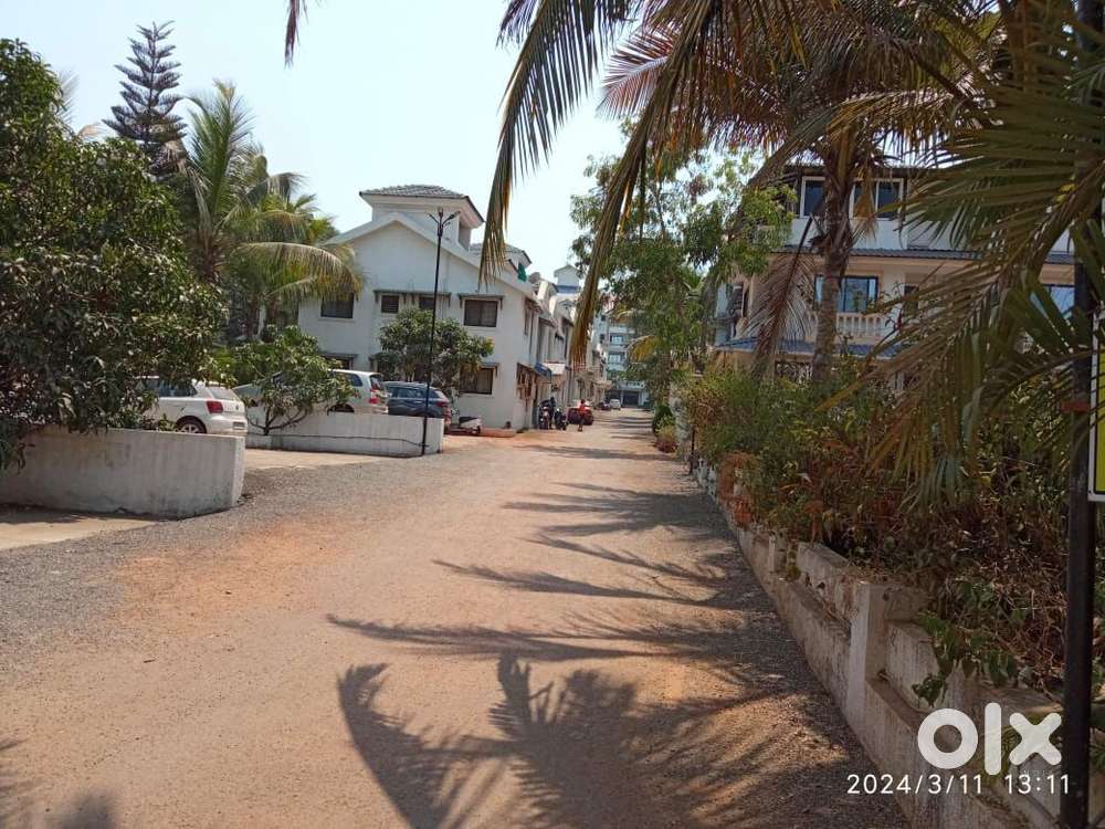 Spacious 2 bhk gated  compund at Siolim