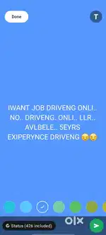 NOT DRIVENG LICENSE. LLR EDEA SIR