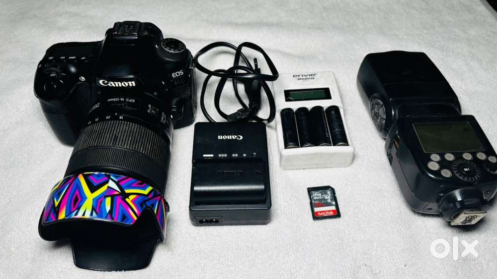 canon 80d full set up