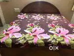 Brown colour wooden Bed