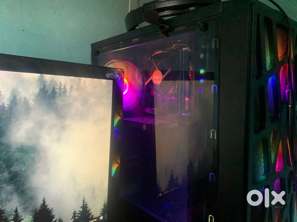 Gaming PC  i5 + GTX 1050 Ti  16GB RAM  With Monitor & UPS