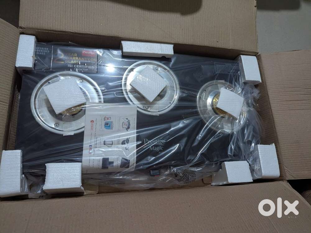 Prestige Magic Plus Toughened top Cooking gas Stove