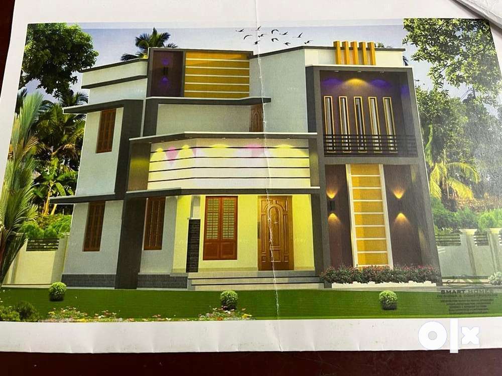 5cent plot with 1300sqft house for sale near Haripad