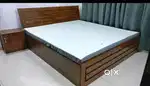 Particle wood bed's can have a modern Sleek look that fits in with