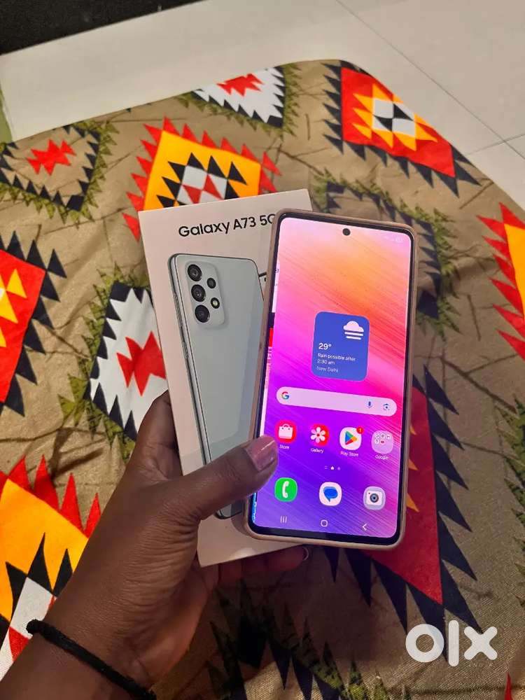 Samsung galaxy A73  5G   8+8gb 128gb  brand new collection