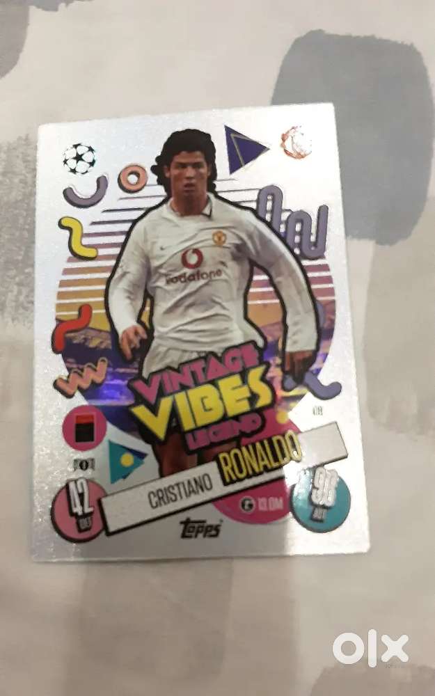 Match attax trading game Ronaldo vintage Vibes Legend