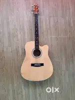 Hertz HZA-5900-NA Semi-acoustic Guitar Rosewood (Beige)
