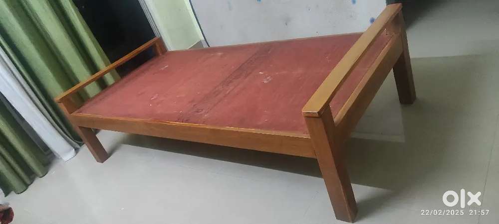 WOODEN COT NEW