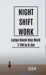 . Night shift only.age 28 above