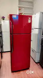 Samsung 277 L 4 Star Frost-free Double Door Refrigerator (RT2934, Red)