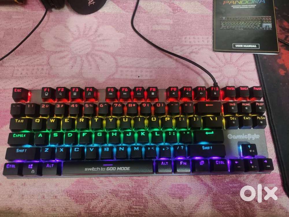 Selling 1.5 yr old Mechanical CosmicByte Backlit Keyboard