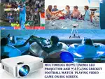 New 4K Led Smart projector for Home Entertainment -Live Cricket match