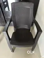 Plastic chairs, kitchen steel rack and Glass teepoy for quick sale