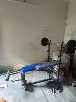 Gym setup for home gym with 60 kg plate wieghts
