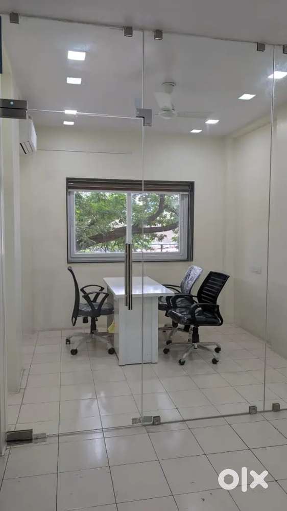 Semi Furnished Office space available on rent main road facing
