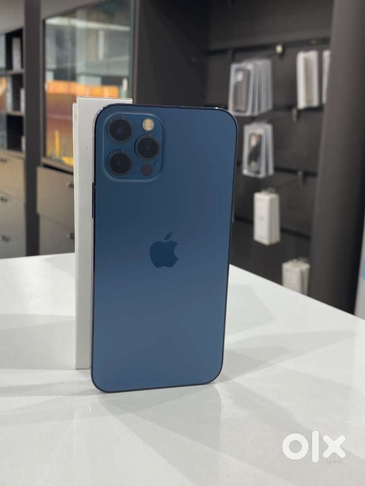 Iphone 12pro 128gb pacific blue with bill 3months warranty