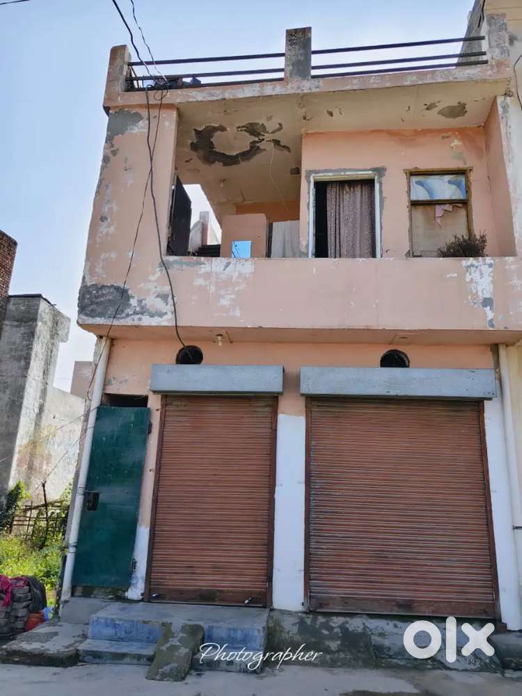 Commercial shop with residential property in vashisht colony