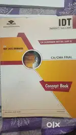 Sell of my CA Final IDT concept books of surender mittal May 25