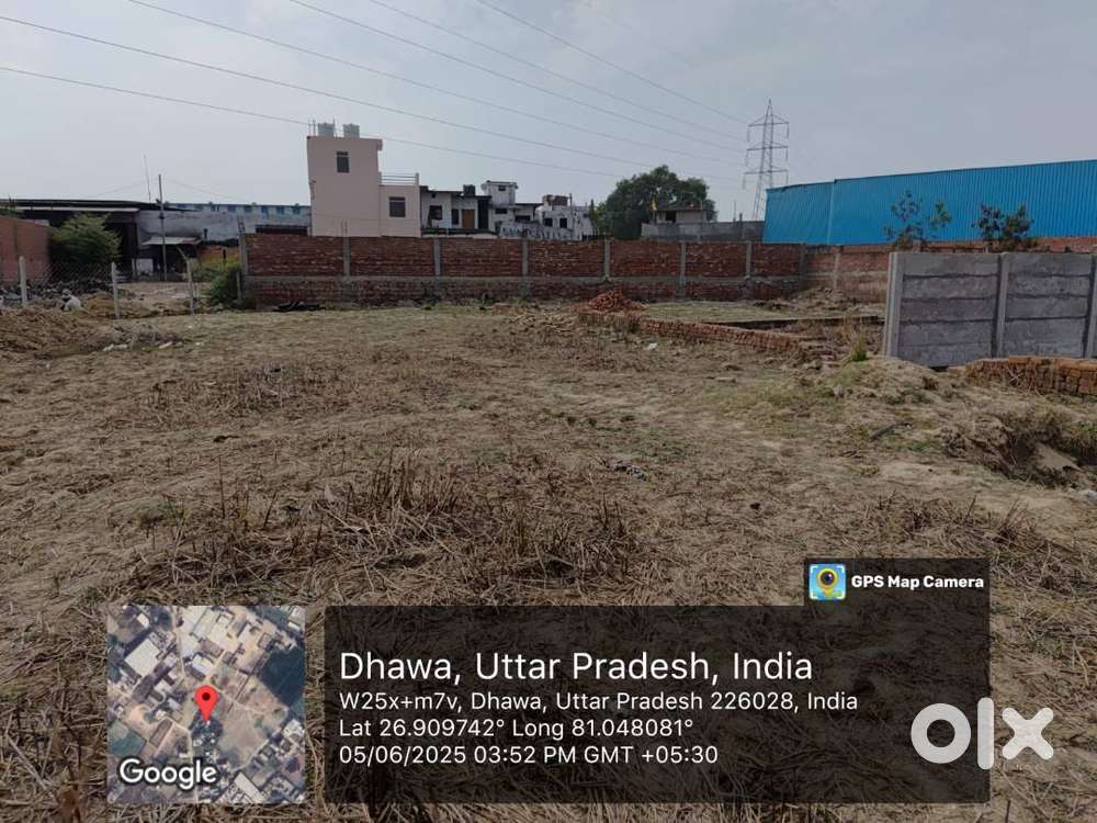 Land/plot at rent in Chinhat Lucknow