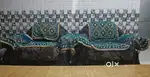5 seater sofa and table
