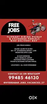 Wanted prexo delivery boy
