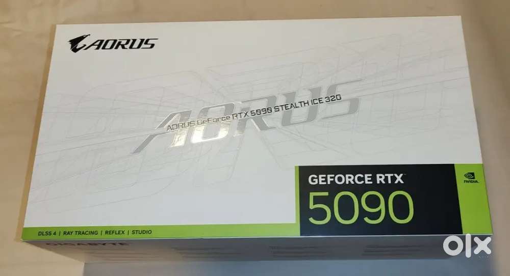 AORUS RTX 5090 STEALTH ICE 32G Graphics Card - Lightly Used