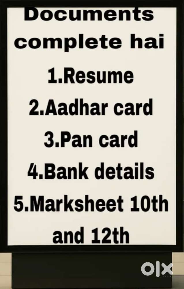 Mujhe job chaiye