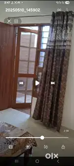Two bedrooms, one kitchen and one bathroom