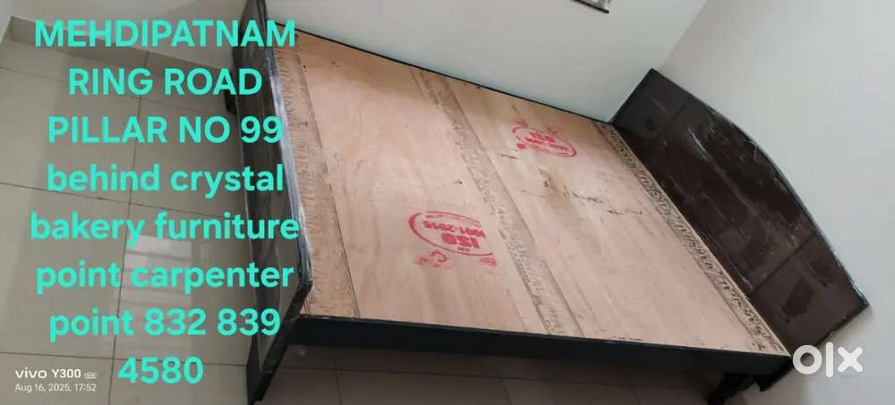 Bed cot queen size brand new in workshop godown