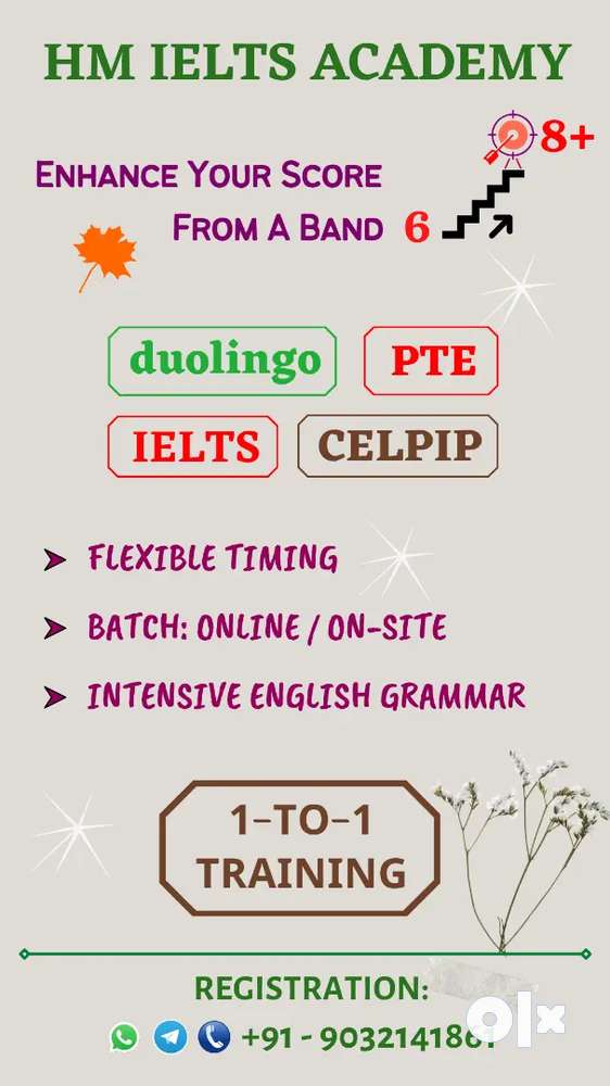 A new batch for IELTS is starting on 03-Dec-2023. Register now!