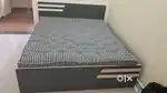 Double bed with cotton mattress