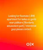 Looking for female or male roomate