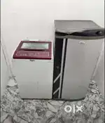 I'd67 whirlpool single door & washing machine combo