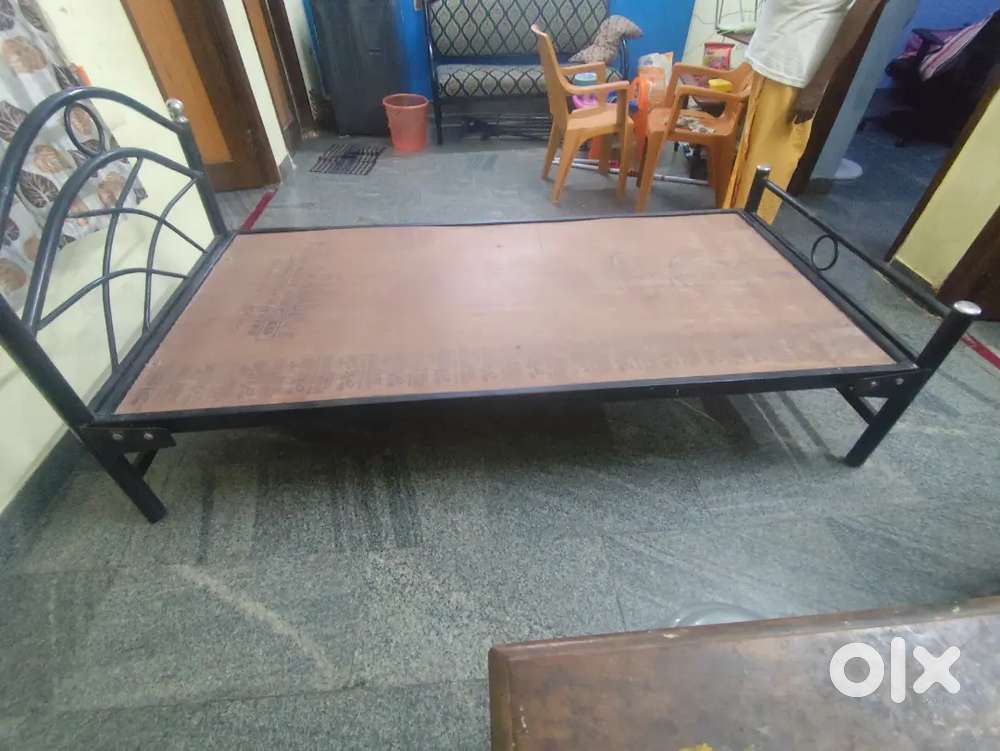 Steel Bed/Cot 3 ft width 7 ft length