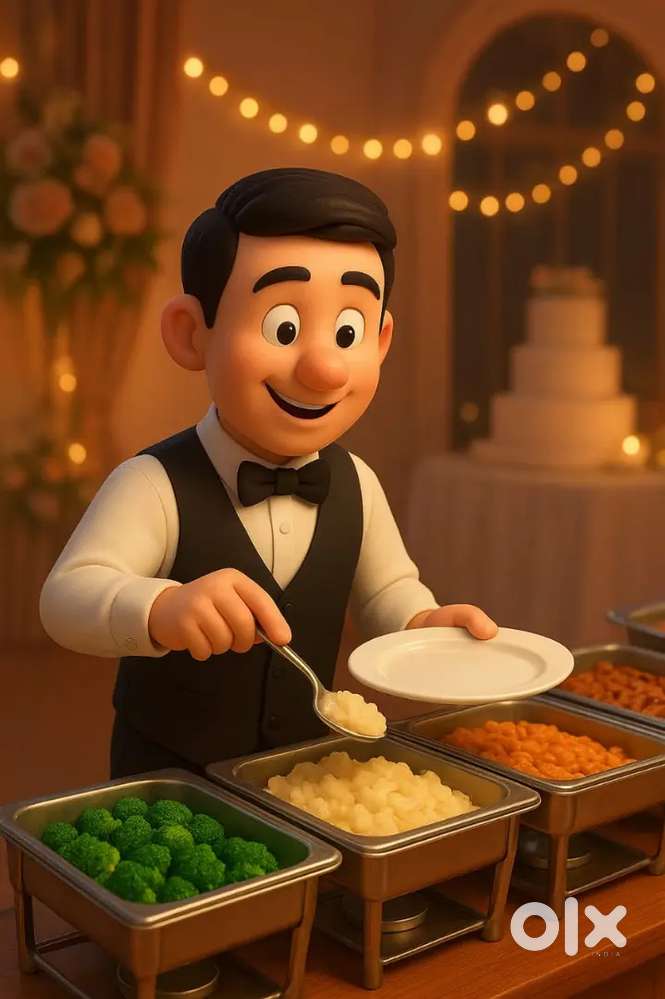 Event catering waiter work 500-1000 daily cash