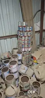 Paint empty tins