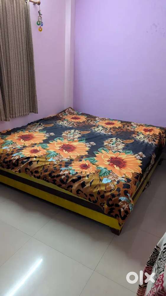 Two Single bed Iron with storage