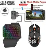 4 IN 1 Mobile Game Combo Pack PUBG Battle Dock Converter Stand Dock Ph