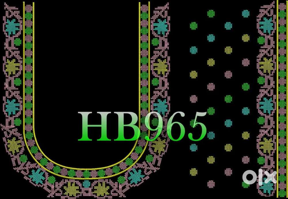 Computer embroidery works