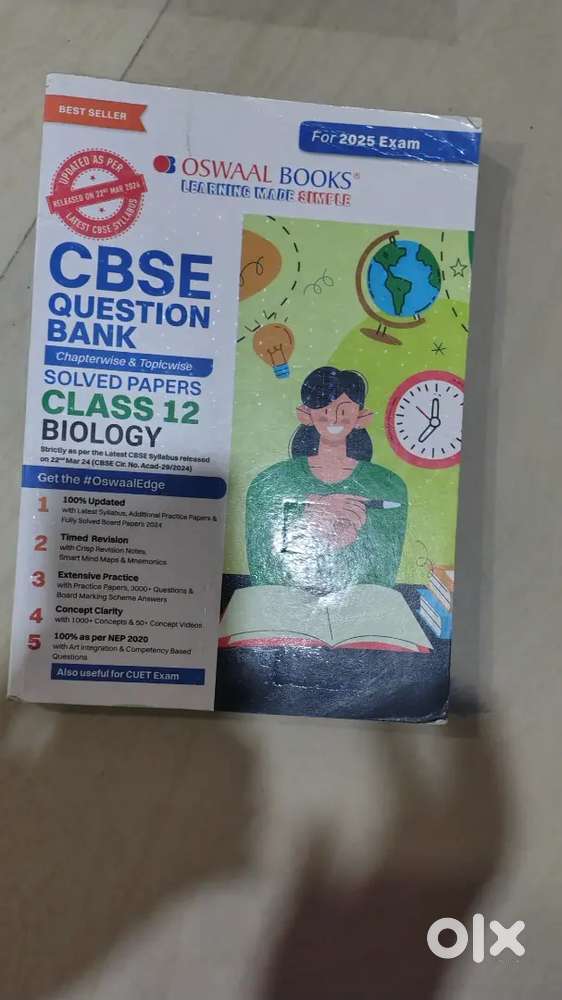 Oswaal Class 12th CBSE Boards Question Bank (PCB+Eng+Hin)