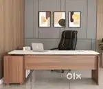Office table and chair computer printer