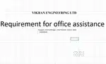 Vikran engineering limited  ( office work)