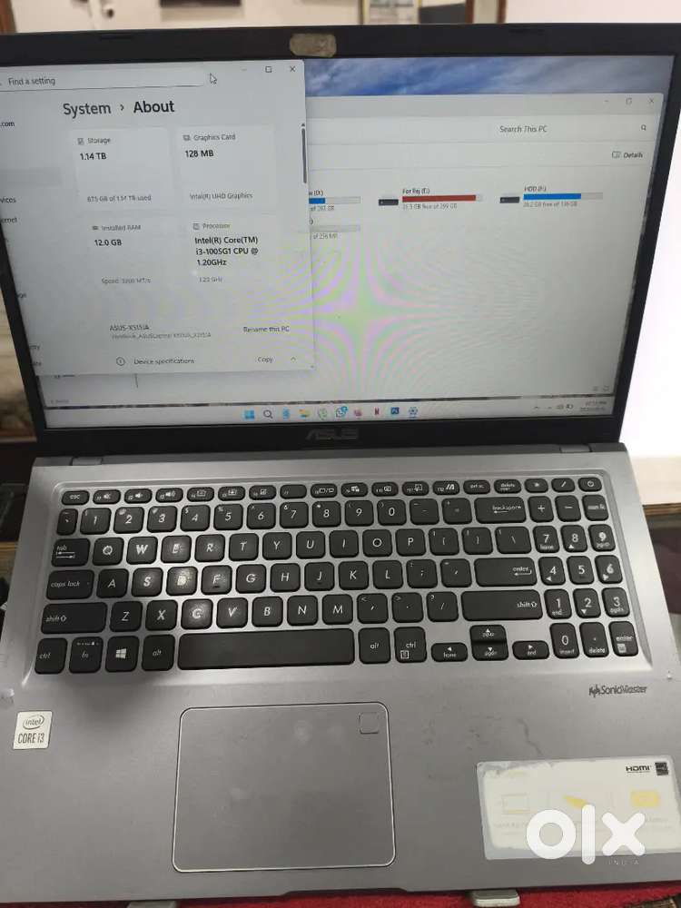 Asus xj515 i3 10th generation