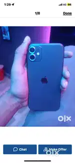 Iphone 11 64 gb mint condition argent sell