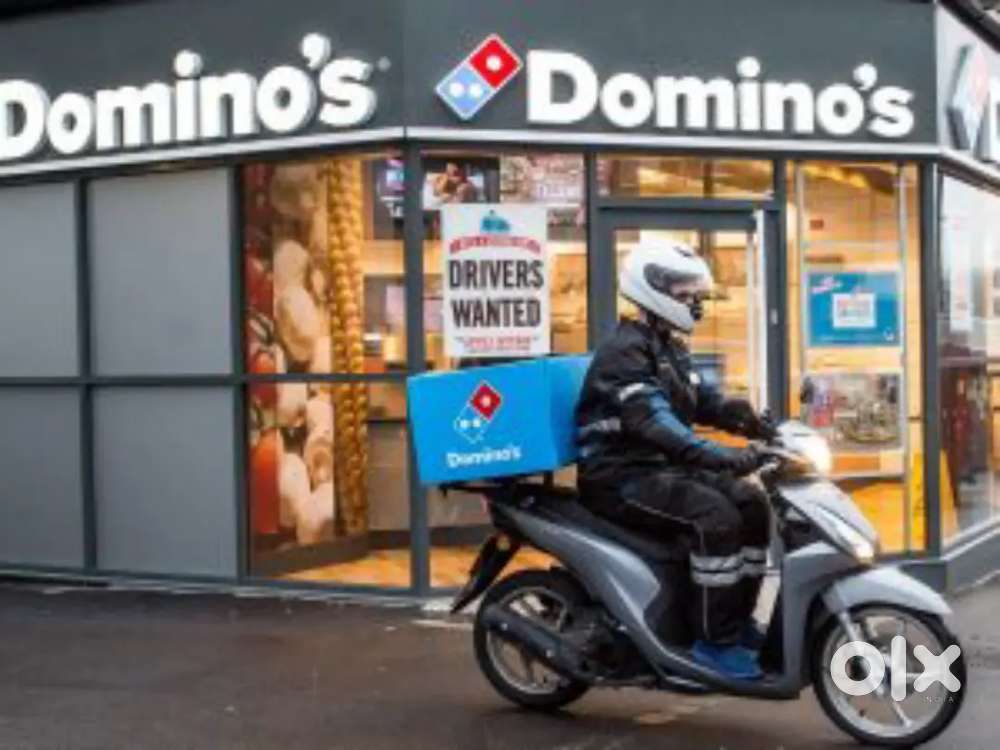 Bike Rider Required in Dominos Pizza