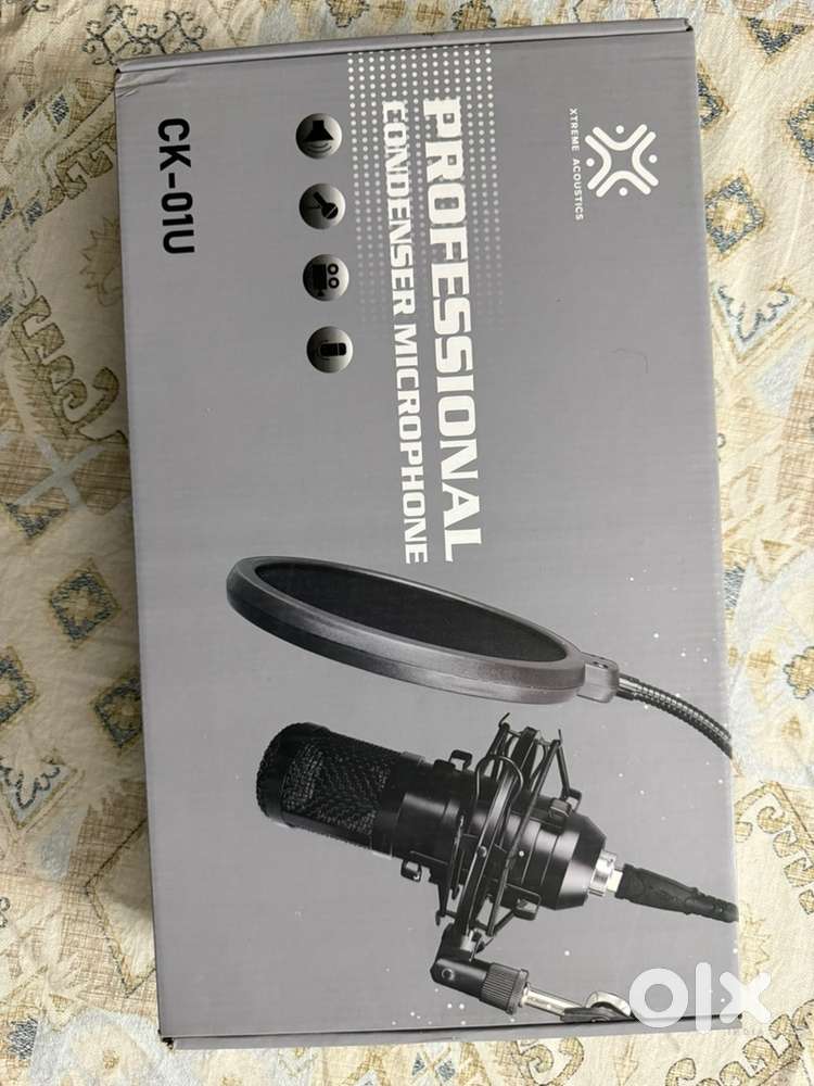 Streaming/Recording USB Condenser Mic with Adjustable Stand & Filters