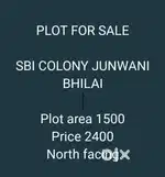 SBi colony bhilai junwani mai plot bechna hai