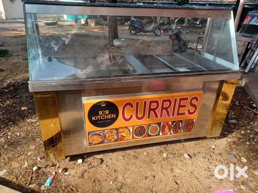 For Sale Curry point container with Granite top and 3 burner SS stove