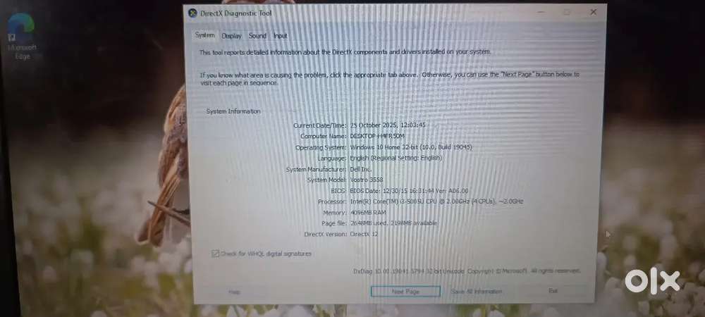 Dell vostro 3558 15.6 laptop